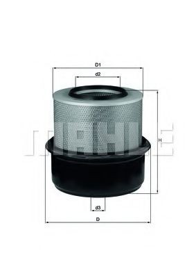 Элемент воздушного фильтра Mahle Original LX80 цена, от 36.71 USD